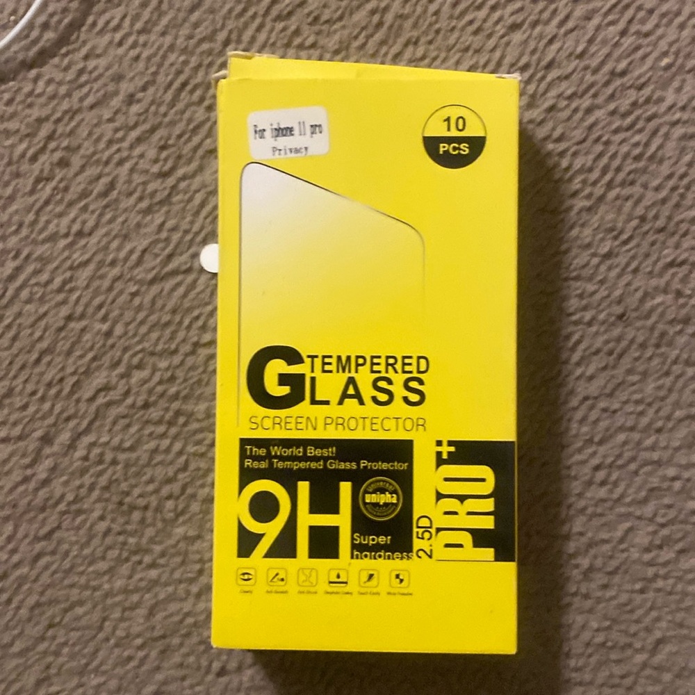 iPhone 11 pro Tempered glass screen protectors (privacy )
